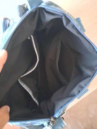 Bolso de tela vaquera