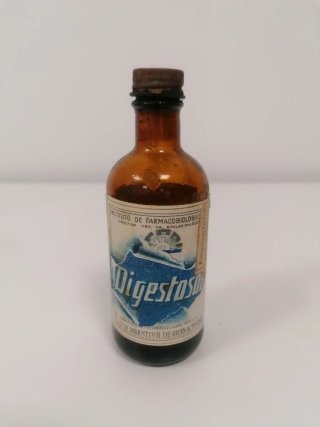 Antiguo frasco Digestosol Instituto Farmacobiologi