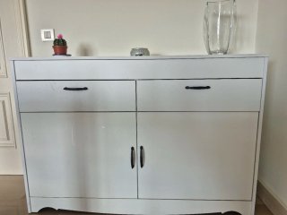 Conjunto Muebles Salón: Vitrina, Aparador, Estante