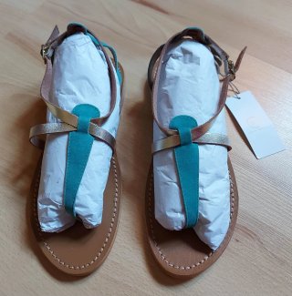 Nuevo White Sun sandalias Talla 39