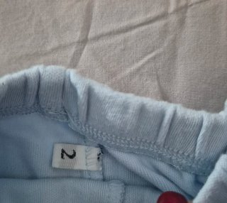 Pantaloni neonato 1-3 mesi con piedini
