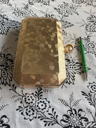 Bolso Cartera Fiesta Dorado