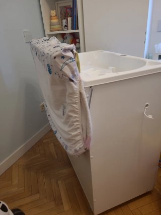Mueble cambiador bañera bebé