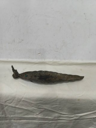 Antiguo portavelas inciensario hindú