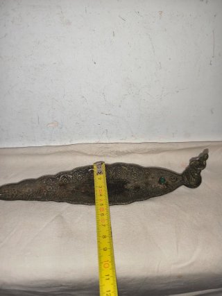 Antiguo portavelas inciensario hindú