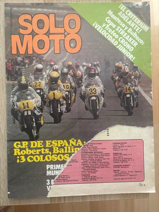 Lote 9 revistas Solo Moto (5€/unidad)