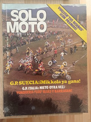 Lote 9 revistas Solo Moto (5€/unidad)