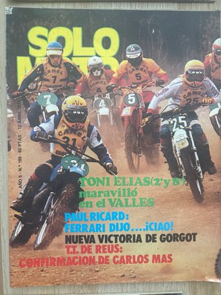 Lote 9 revistas Solo Moto (5€/unidad)
