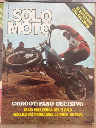 Lote 9 revistas Solo Moto (5€/unidad)