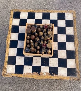 Ajedrez Gigante Antiguo