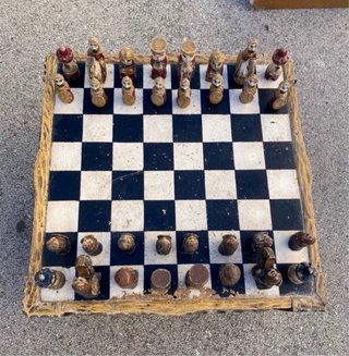 Ajedrez Gigante Antiguo