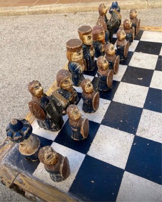 Ajedrez Gigante Antiguo