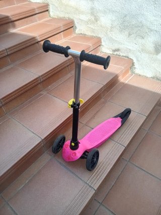 Patinete infantil 3 ruedas rosa