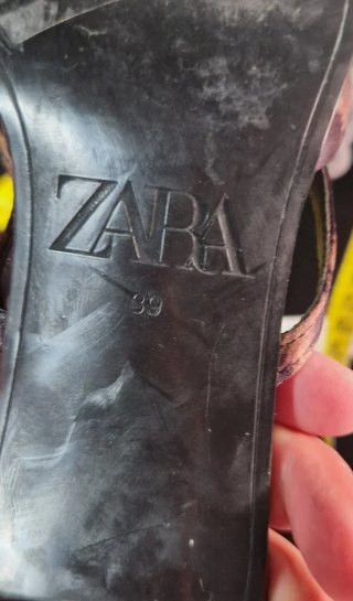 Sandalias Zara Raso Leopardo T-39