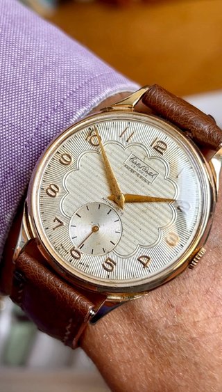 Reloj Cristal Watch Vintage XL Correa avestruz