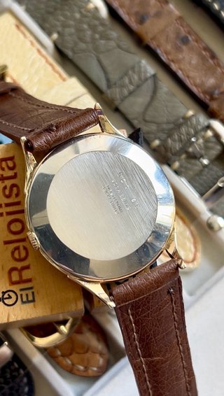 Reloj Cristal Watch Vintage XL Correa avestruz