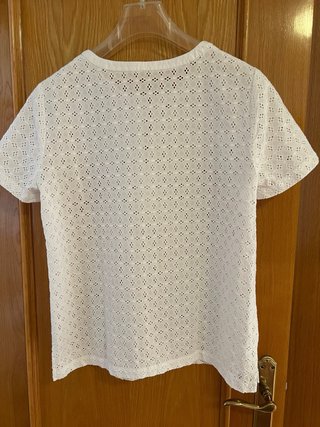Blusa blanca T.L calada