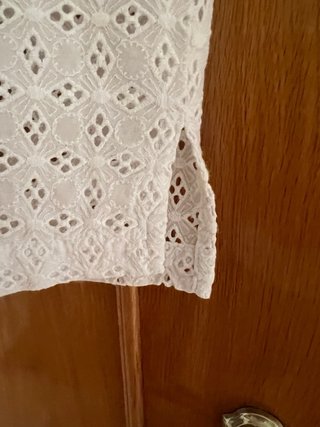 Blusa blanca T.L calada