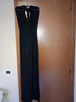 Vestito lungo nero donna