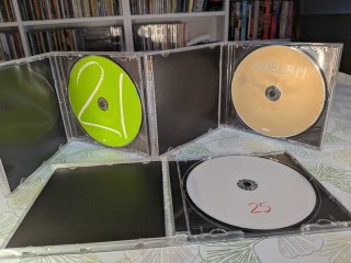 LOTE CDs Adele 19, 21 Y 25
