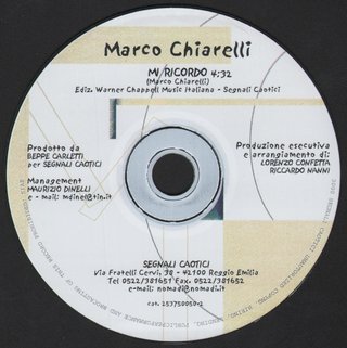 Marco Chiarelli Mi Ricordo CDs Promo 2000