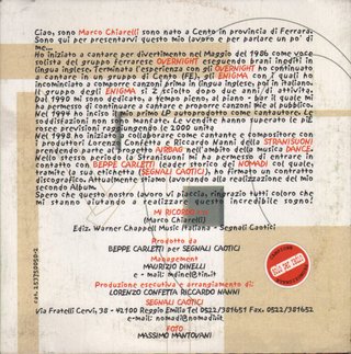 Marco Chiarelli Mi Ricordo CDs Promo 2000