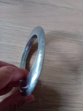 Braccialetto ovale in acciaio anallergico
