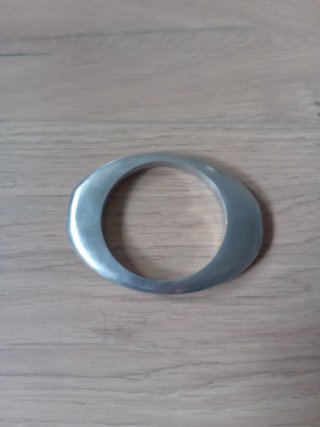 Braccialetto ovale in acciaio anallergico