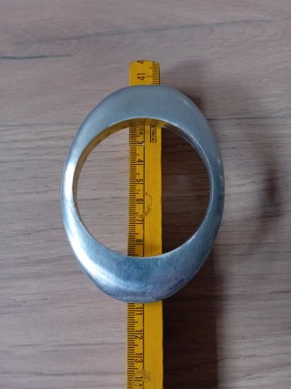 Braccialetto ovale in acciaio anallergico