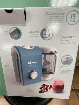 BEABA, Babycook Express, Robot de cocina infantil 4 en 1