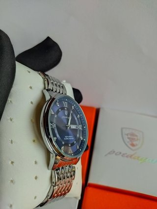 Reloj Luxury PLATA 925 Y AZUL - Business