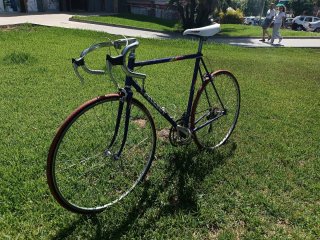 Bicicleta Carretera Peugeot Vintage Azul