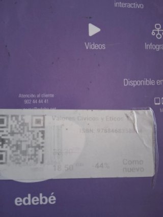 Libro Valores civicos y eticos 6 primaria edebe