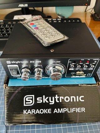 Amplificador Karaoke Skytronic AV-360