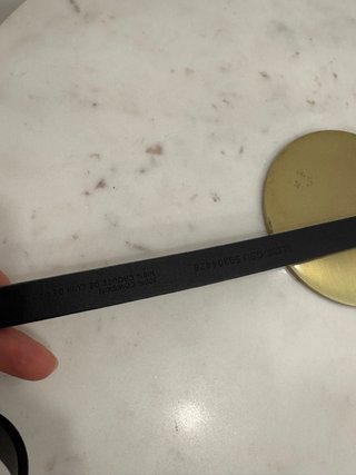 Cinturón BOSS Mujer Negro Hebilla Dorada