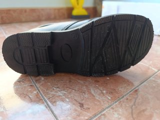 Zapatos niño vestir velcro negro
