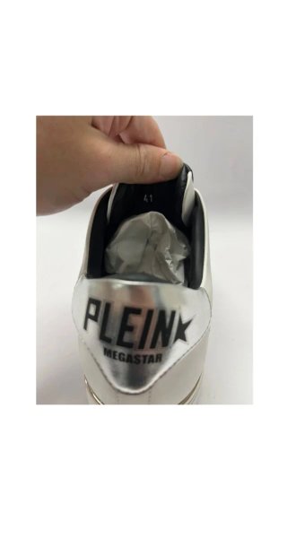 Zapatos Philipp Plein Blancos y Plateados