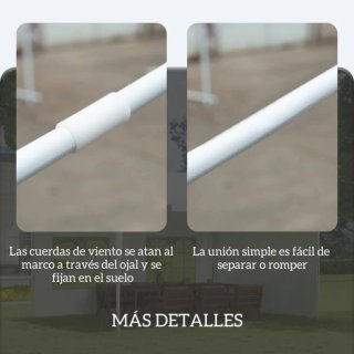 Carpa blanca para eventos