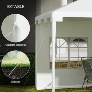 Carpa blanca para eventos