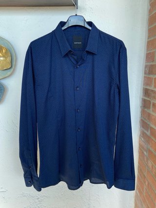 Camicia David Haward blu uomo