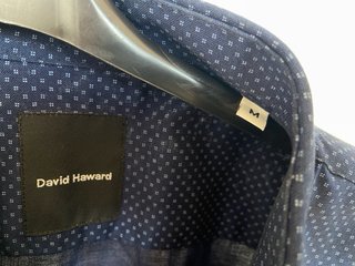 Camicia David Haward blu uomo