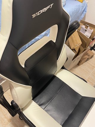 Silla Gaming Drift Negra y Blanca