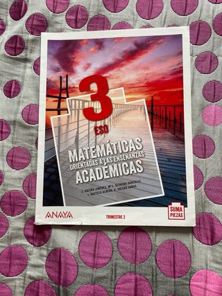 Libros Matemáticas 3 ESO