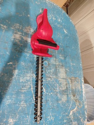 Cortasetos Eléctrico Rojo