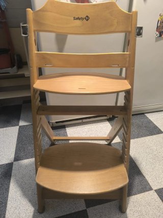 Trona evolutiva safety tipo Stokke madera