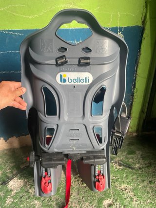 Soporte y silla para bici de niño