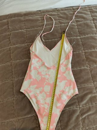 Bañador H&M floral rosa talla 38