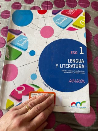 Lengua y literatura, 1ESO 2ESO y 3ESO