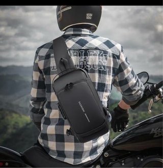 Mochila Bandolera Rilibegan Antirrobo Carga USB