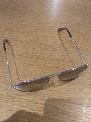 Gafas Zara Aviador espejo azulado